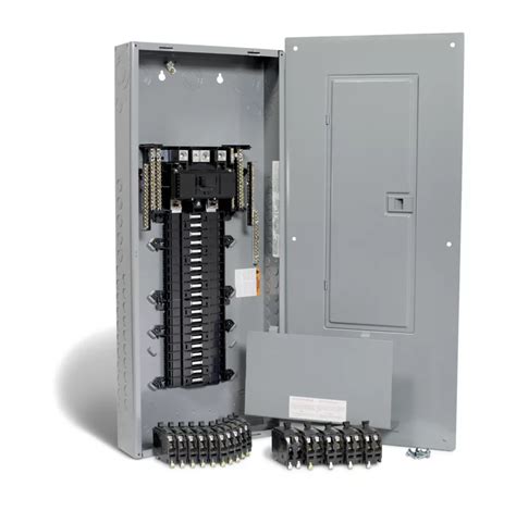 electrical panel box square d|200a Square D main panel.